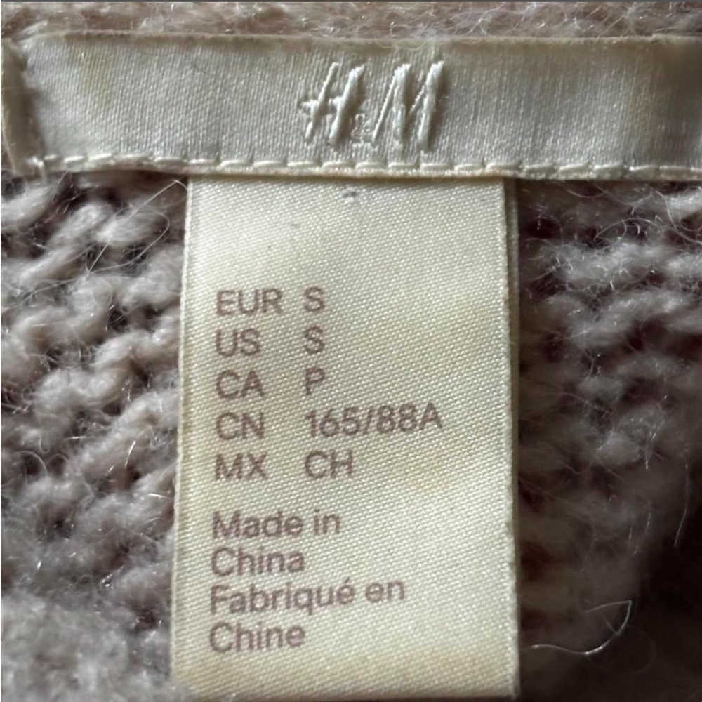 Chunky Beige Wool & Alpaca H&M Turtleneck 🦙 - Picture 6 of 7
